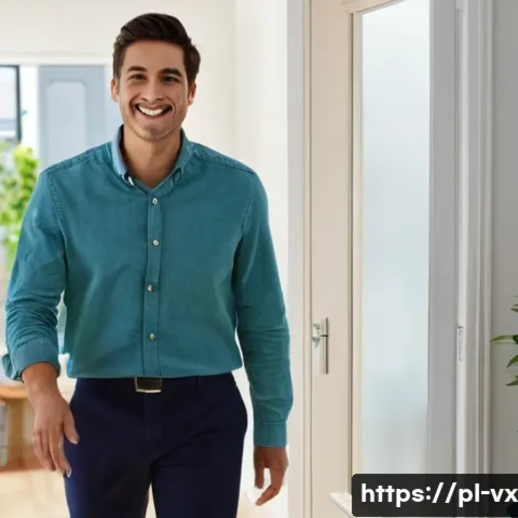 주택 구매 후 이웃과의 관계 구축하기 - **Prompt 1: A Warm Welcome with a Small Gesture**
"A bright, cheerful image featuring a young wo...